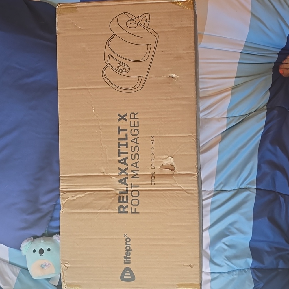 Lifepro relaxation x foot massager nib